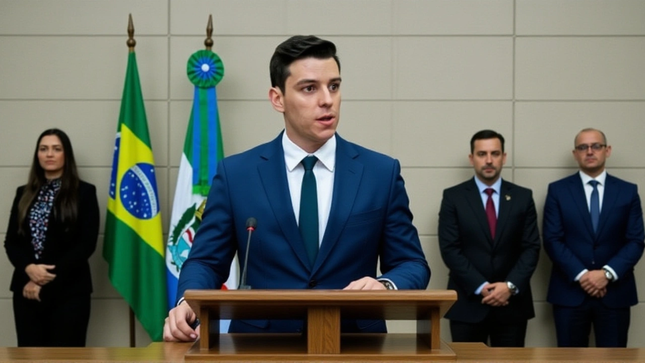 Vereador Caio Bebeto (PL) acusa manifestações de esquerda de pagas e invoca ‘Deus, Pátria e Família’